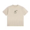 Slim-Fit T-Shirt With Puppy Print – Khaki