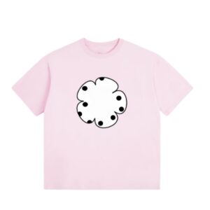 Chic Polka Dot T-Shirt – Pink