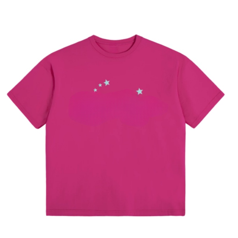 Oversize Hip-Hop Style T-Shirt — Rose Pink