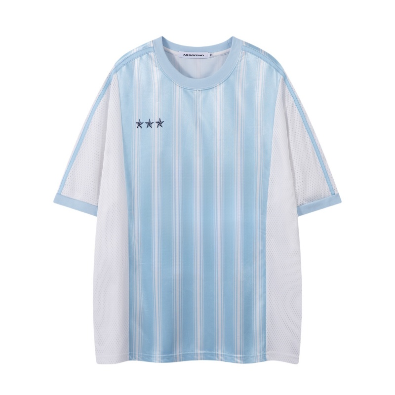 Casual Blue Oversized T-Shirt